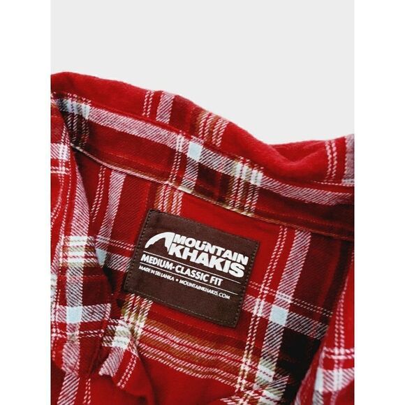 Mountain Khakis Men's Flannel Shirt Button Up Plaid Sz M Classic Fit Long Sleeve - Picture 4 of 9